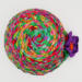 This view is of the bowl sitting upside down.  Again, it shows all of the different vibrant colors in the fabrics.
 This view is of the bowl sitting upside down.  Again, it shows all of the different vibrant colors in the fabrics.